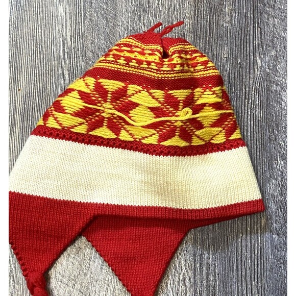 Vintage Moriarty Knit Wool Ski Hat Snowboard Winter Beanie Handcrafted Vermont - Picture 10 of 14